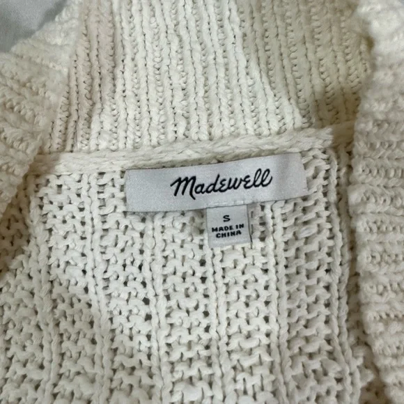 Madewell Cream Women's Cardigan Sweater - Picture 4 of 7
